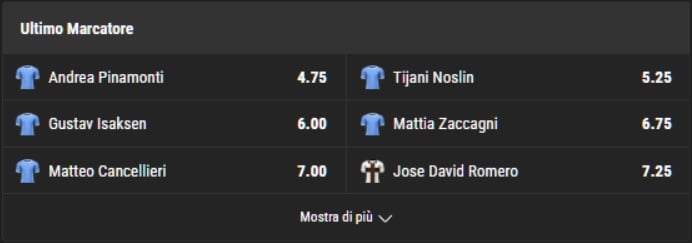 schermata scommesse bwin